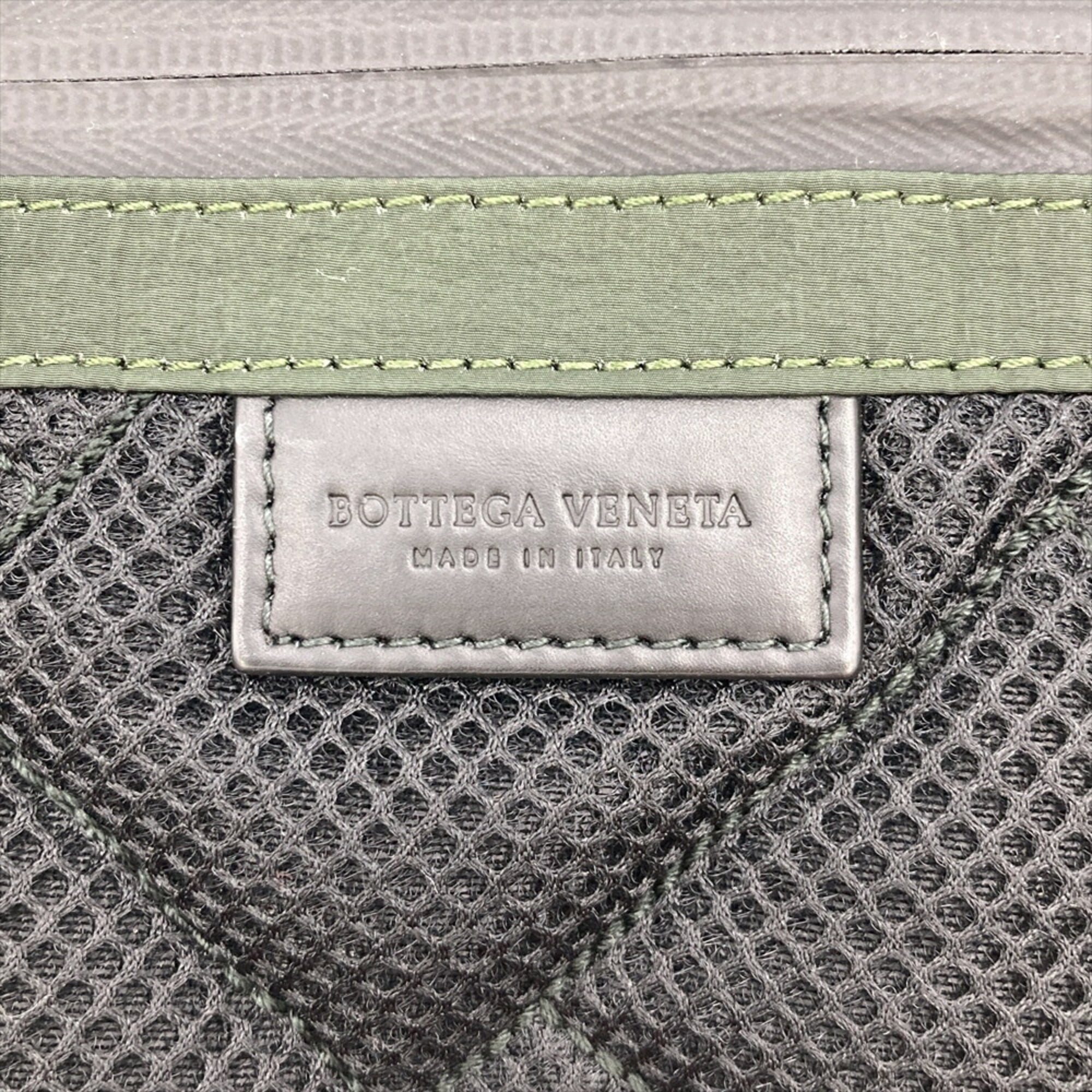 Bottega Veneta Green Nylon Fanny Pack Sling Bag