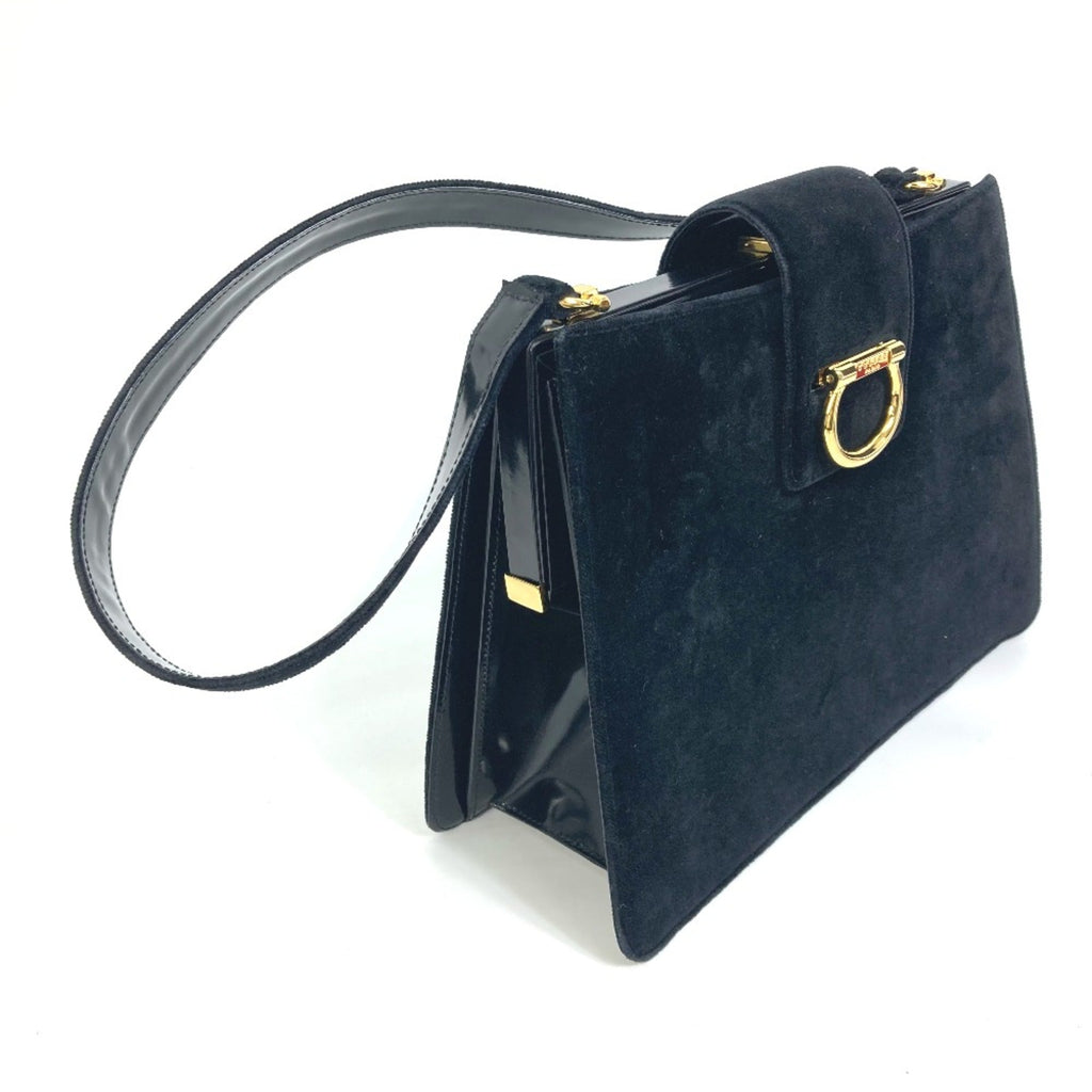 Celine Black Leather Shoulder Bag