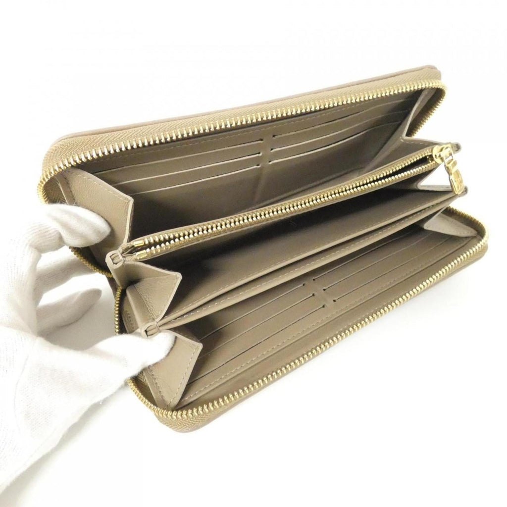 Louis Vuitton Taupe Leather Wallet