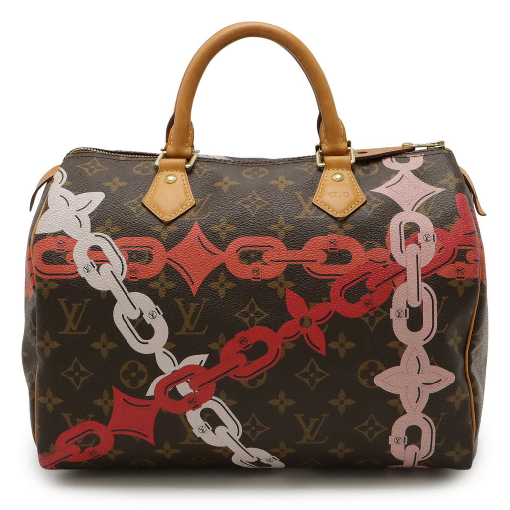 Louis Vuitton Monogram Brown Pink Monogram Handbag