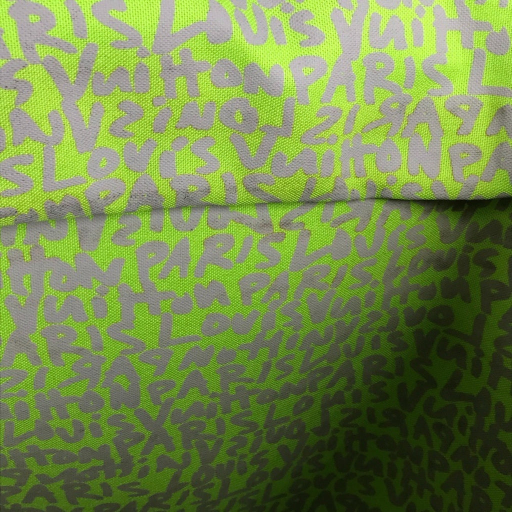 Louis Vuitton Brown Green Vert Monogram Graffiti Shoulder Bag Tote Bag