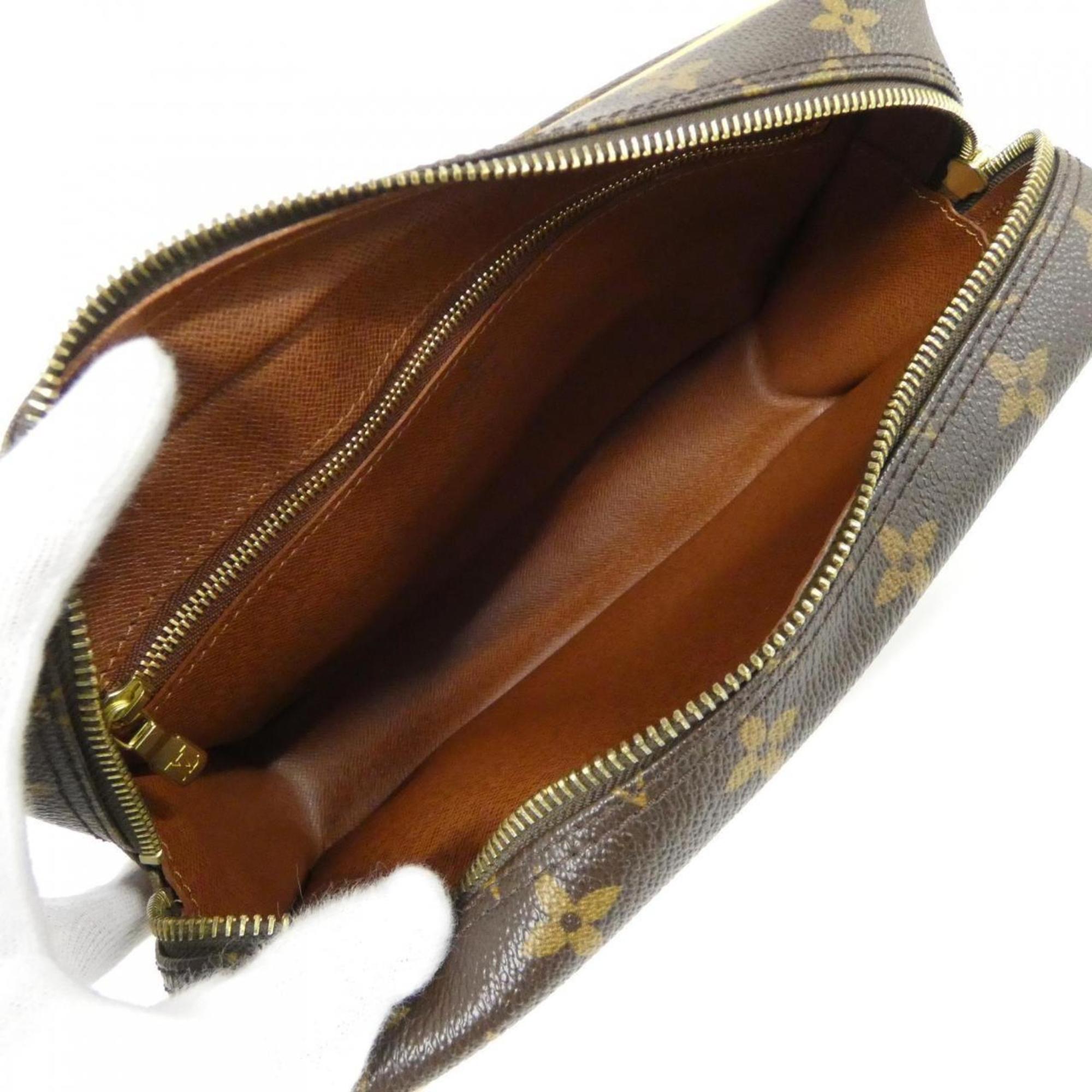 Louis Vuitton Brown Coated Canvas Shoulder Bag