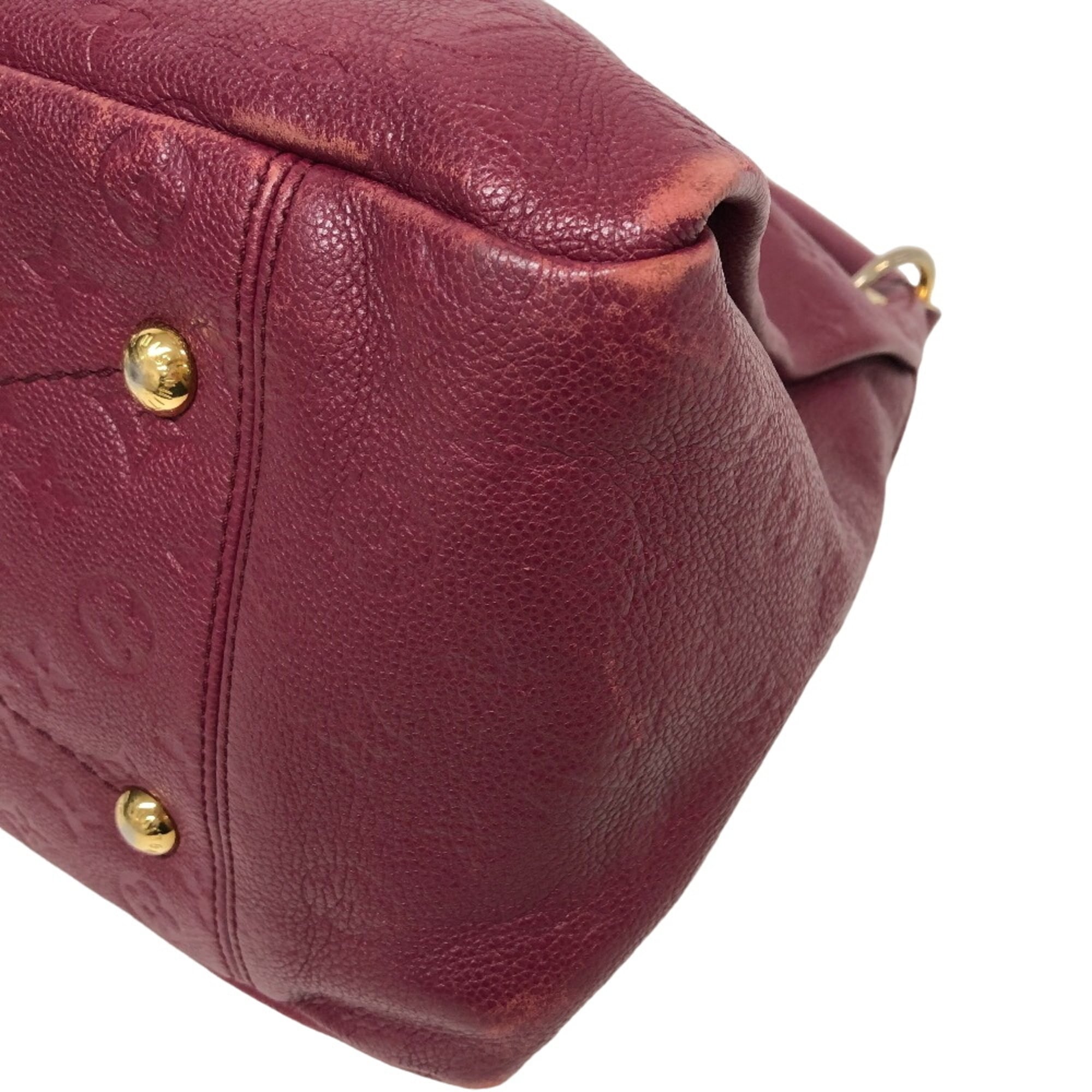 Louis Vuitton Monogram Empreinte Purple Leather Handbag