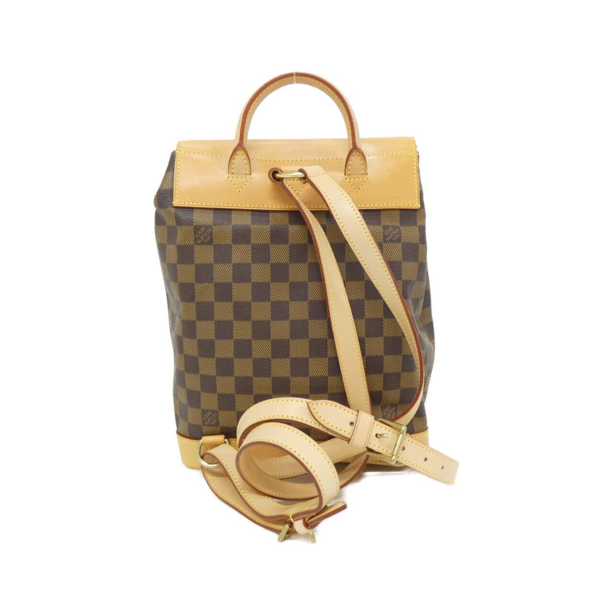 Louis Vuitton Damier Damier Canvas Ebene Damier Canvas Backpack