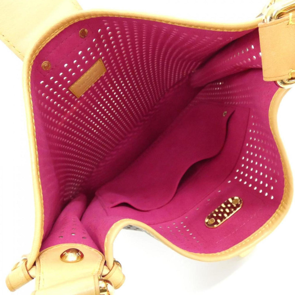Louis Vuitton Monogram Perfo Fuchsia Marron Coated Canvas Shoulder Bag