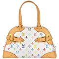 Louis Vuitton Blanc Monogram Multicolore Tote Bag