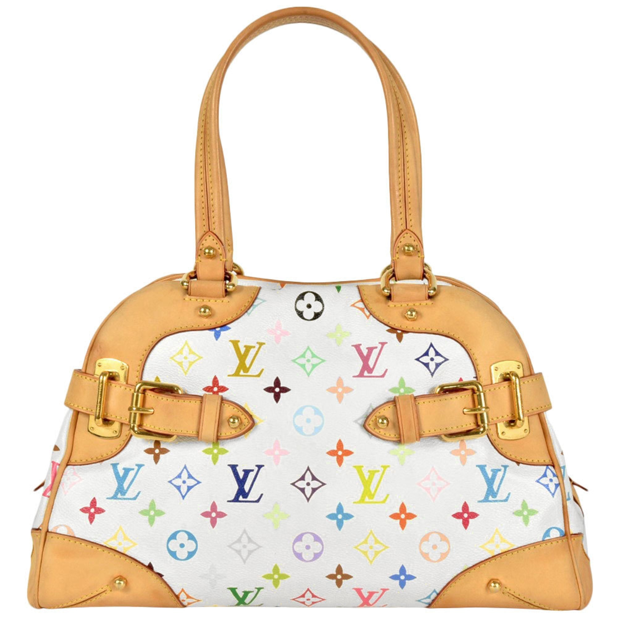 Louis Vuitton Blanc Monogram Multicolore Tote Bag