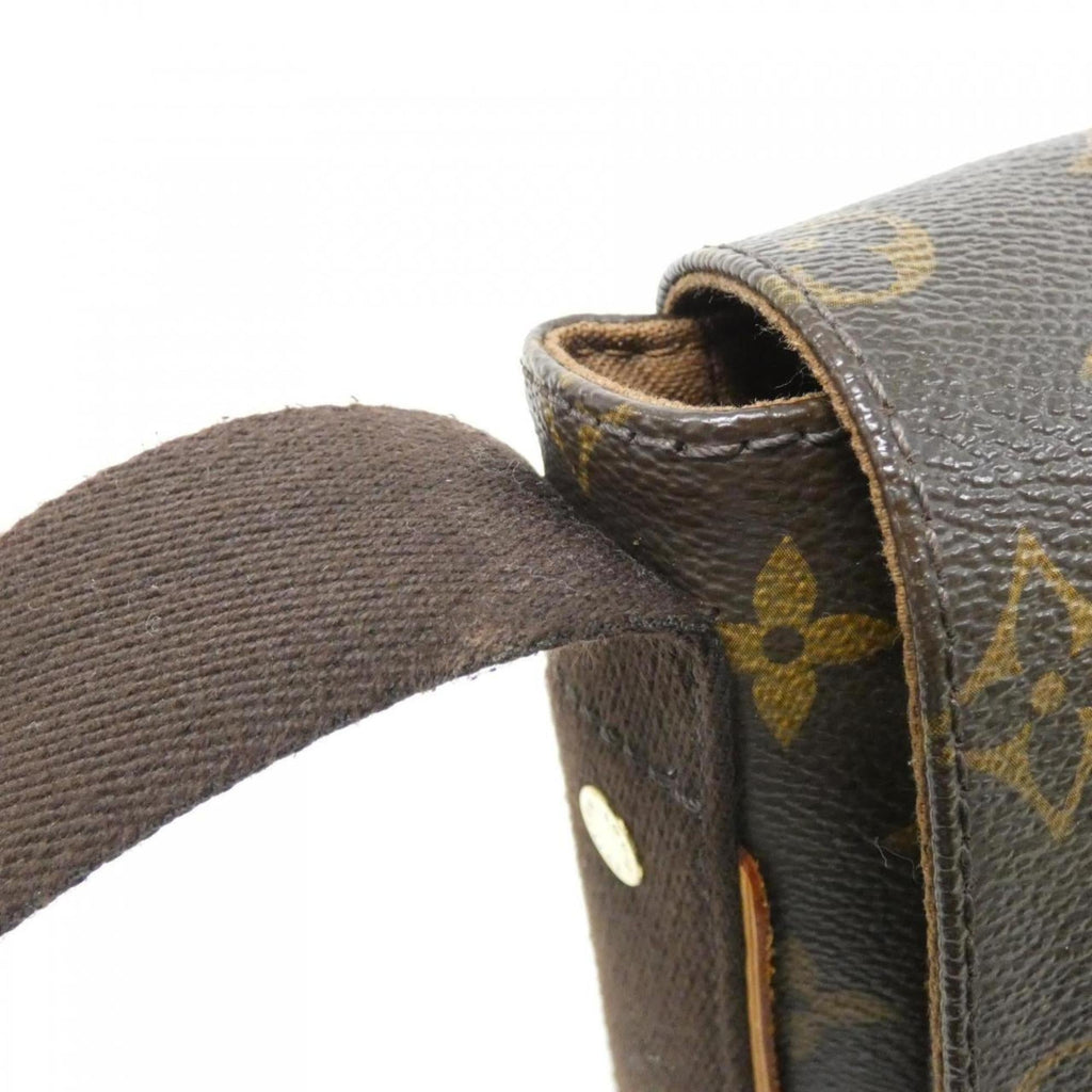 Louis Vuitton Marron Coated Canvas Shoulder Bag