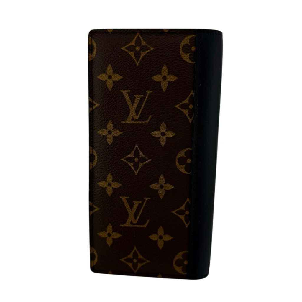 Louis Vuitton Monogram Macassar Brown Leather Long Wallet