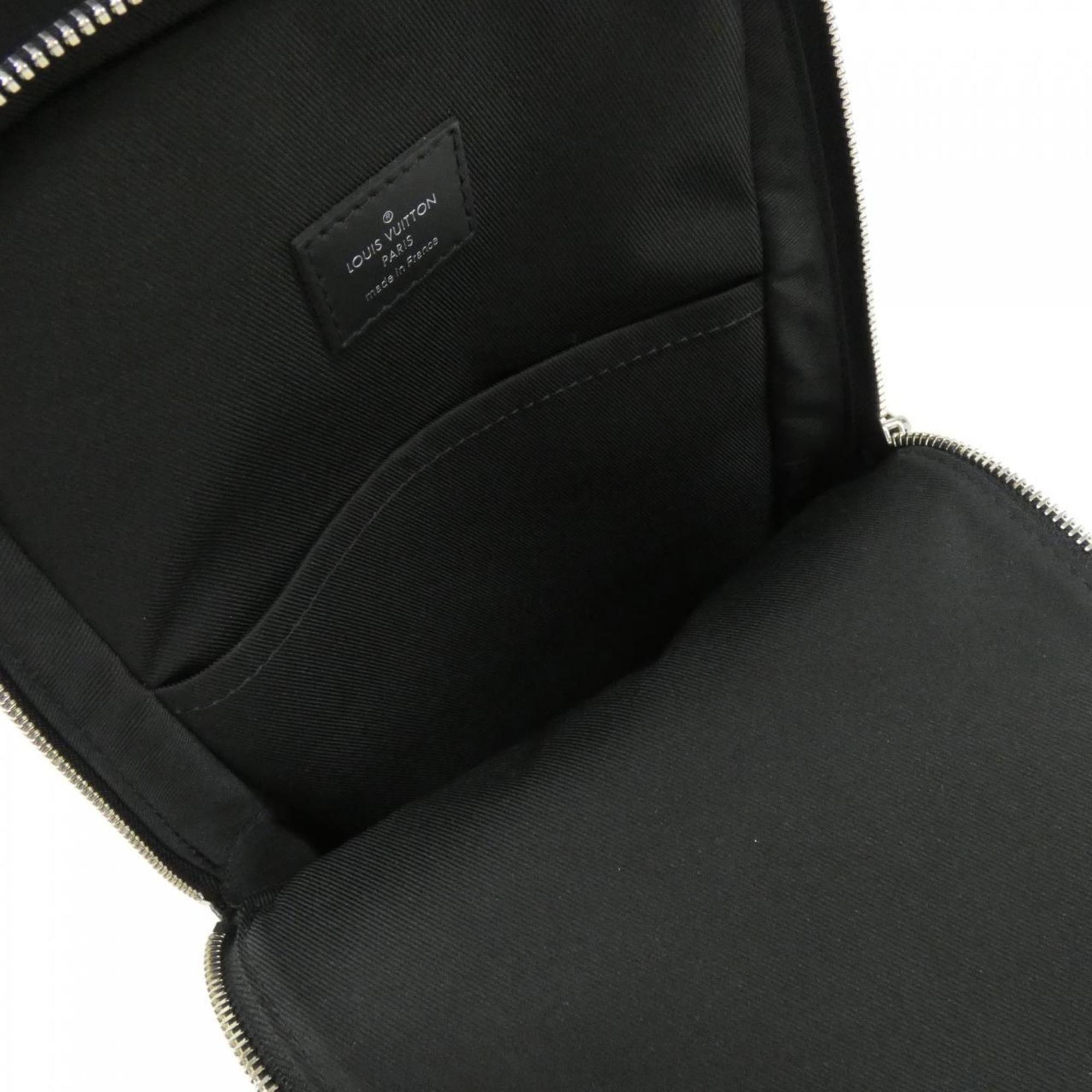 Louis Vuitton Graphite Gray Coated Canvas Shoulder Bag