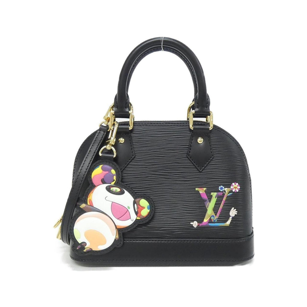 Louis Vuitton Black Leather Handbag