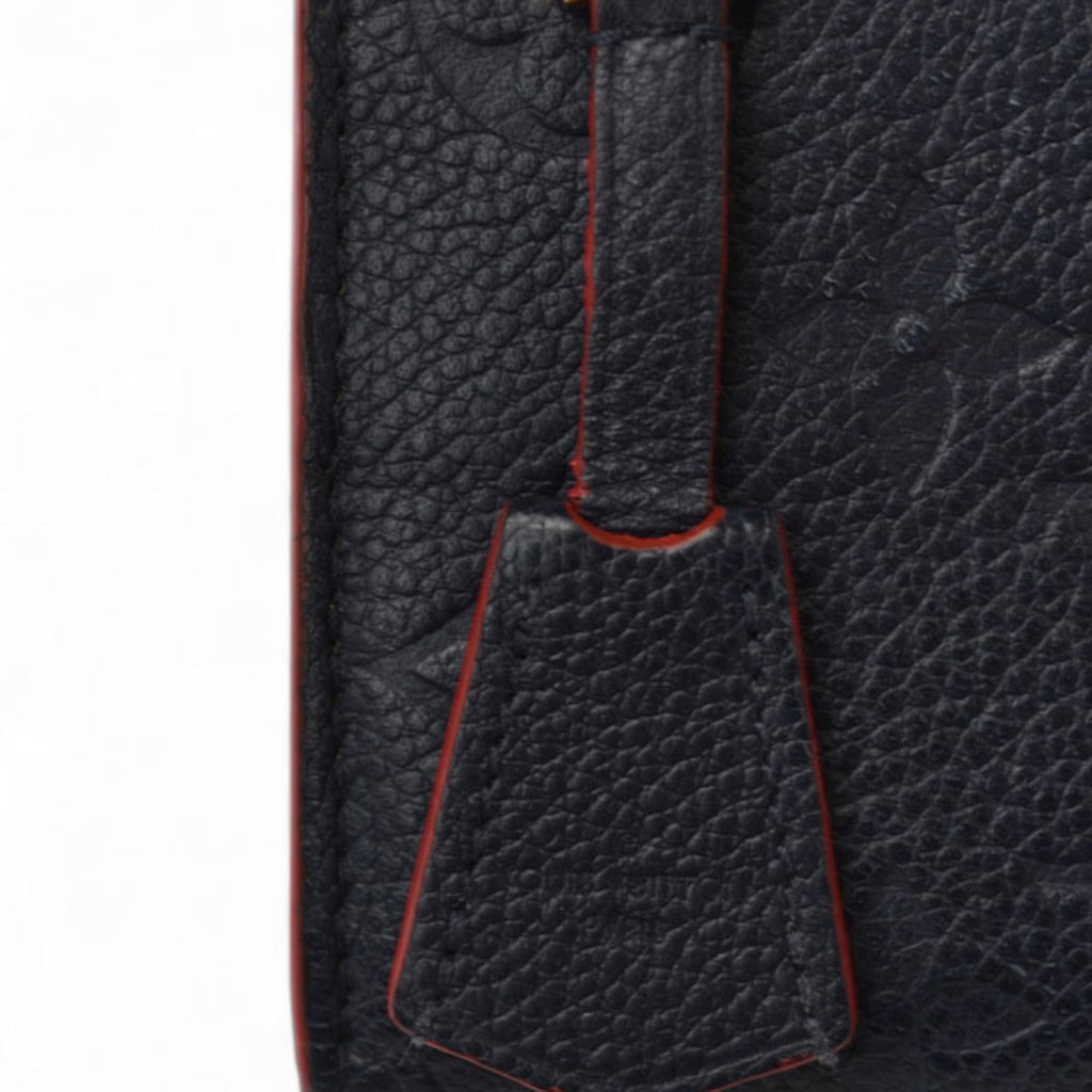Louis Vuitton Marine Rouge Monogram Monogram Empreinte Long Wallet (Tri-Fold)
