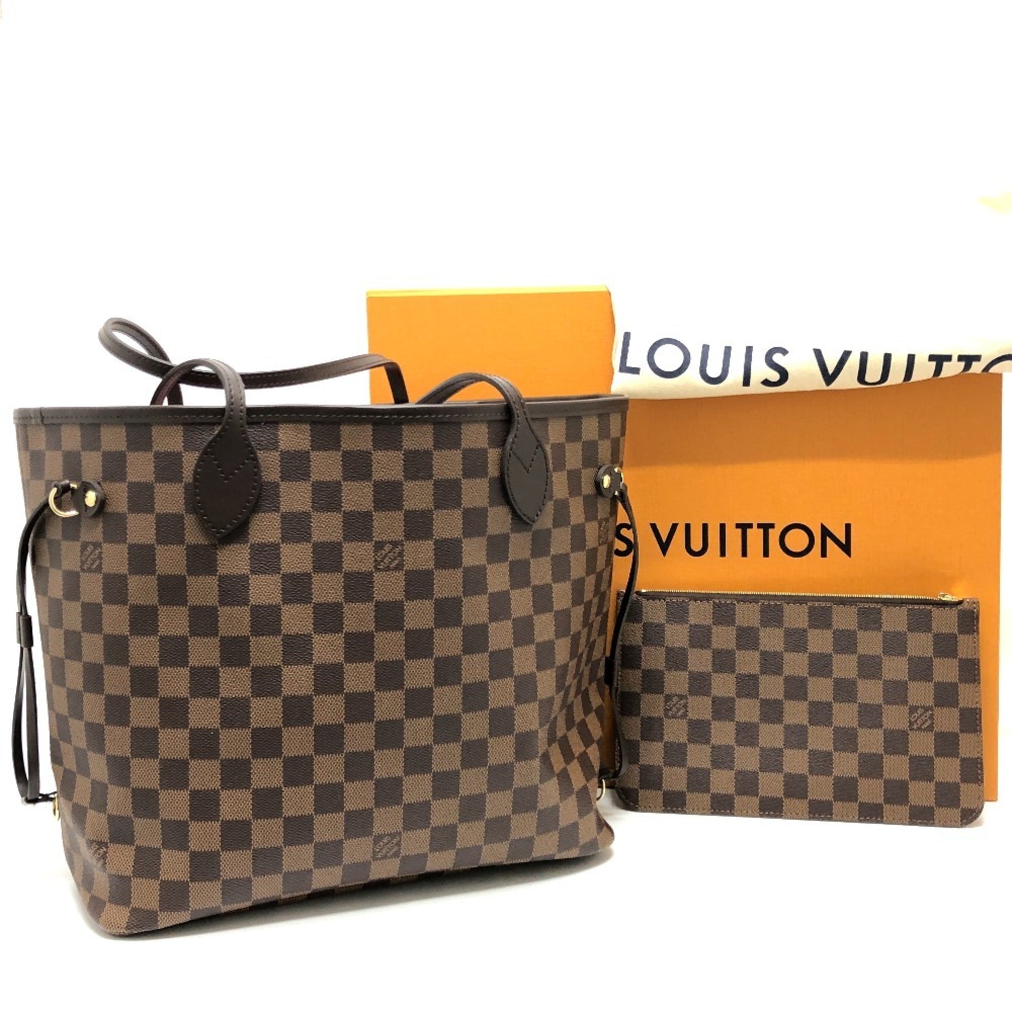 Louis Vuitton Brown Damier Canvas Tote Bag