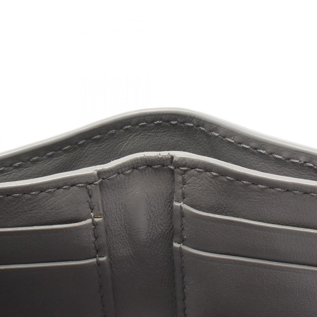 Bottega Veneta Gray Leather Wallet (Tri-Fold)