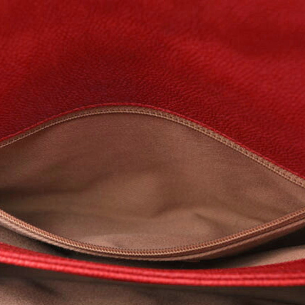 Chanel Red Color Caviar Leather Shoulder Bag