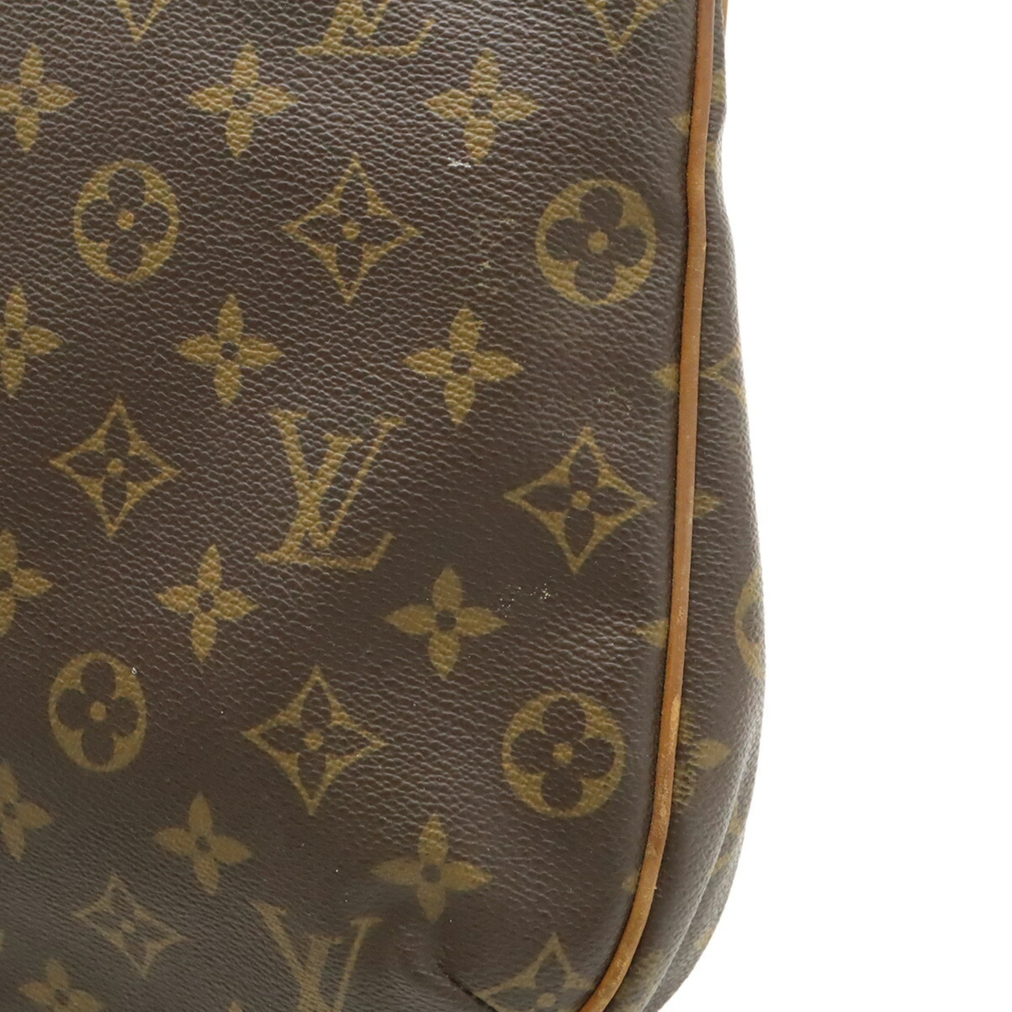 Louis Vuitton Brown Canvas Shoulder Bag