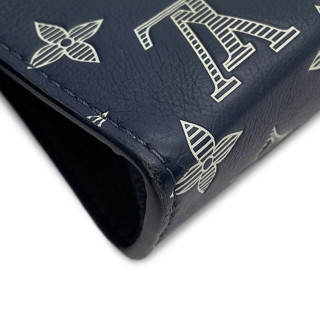 Louis Vuitton Monogram Shadow Navy Monogram Shadow Shoulder Bag