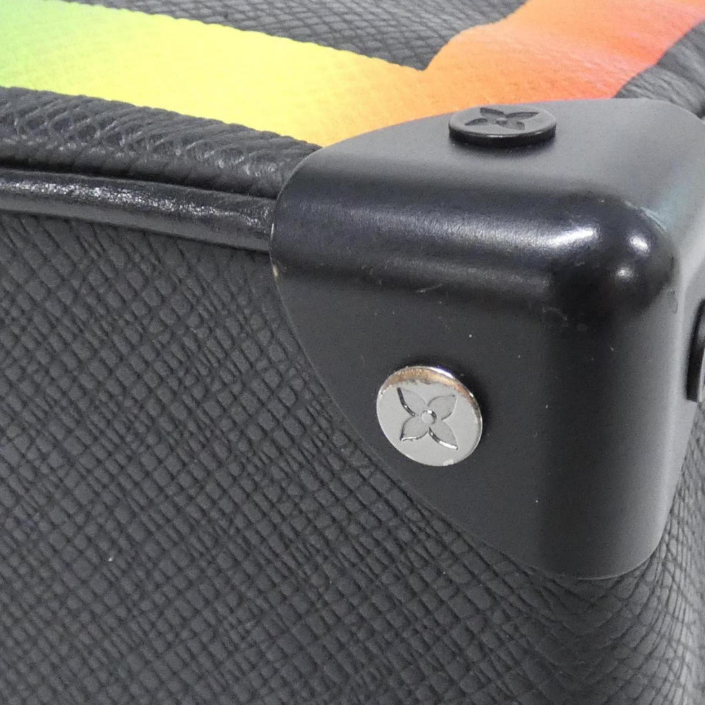 Louis Vuitton Black Leather Shoulder Bag