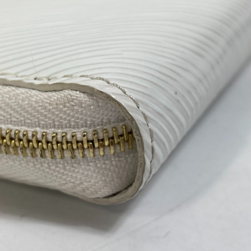 Louis Vuitton Epi Blanc White Epi Leather Coin Purse/Coin Case