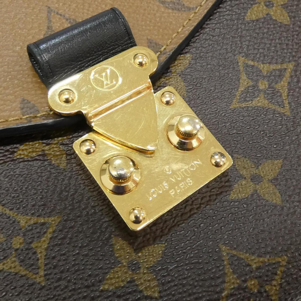 Louis Vuitton Brown Coated Canvas Handbag Pochette