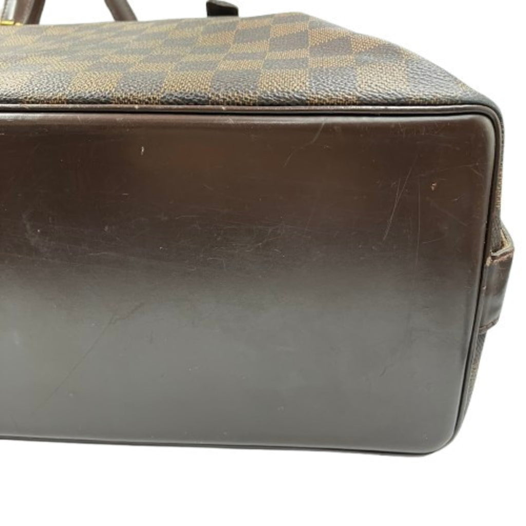 Louis Vuitton Brown Damier Canvas Pvc Tote Bag