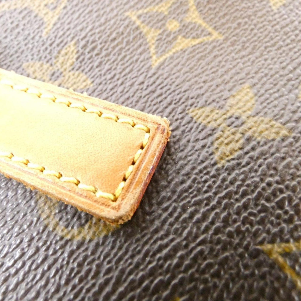 Louis Vuitton Marron Coated Canvas Handbag