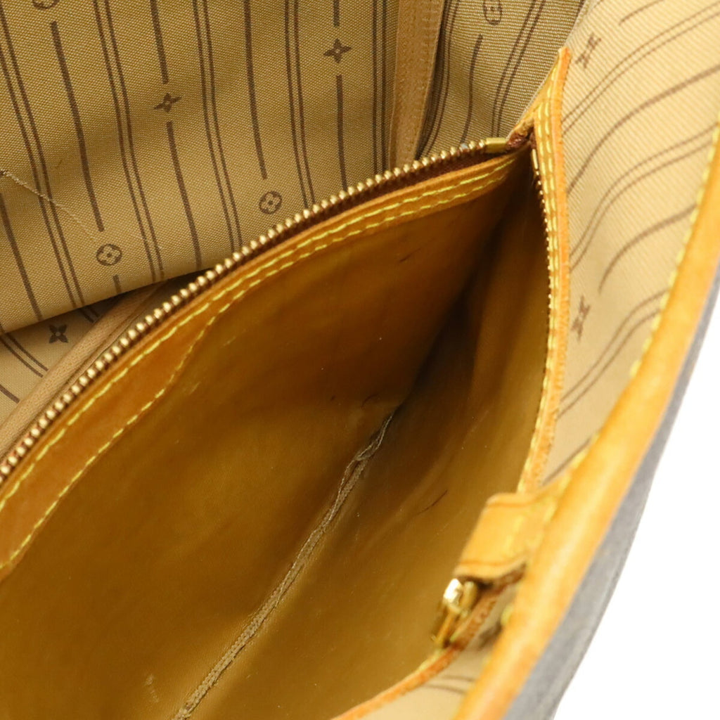 Louis Vuitton Brown Monogram Monogram Pvc Coated Canvas Shoulder Bag Tote Bag