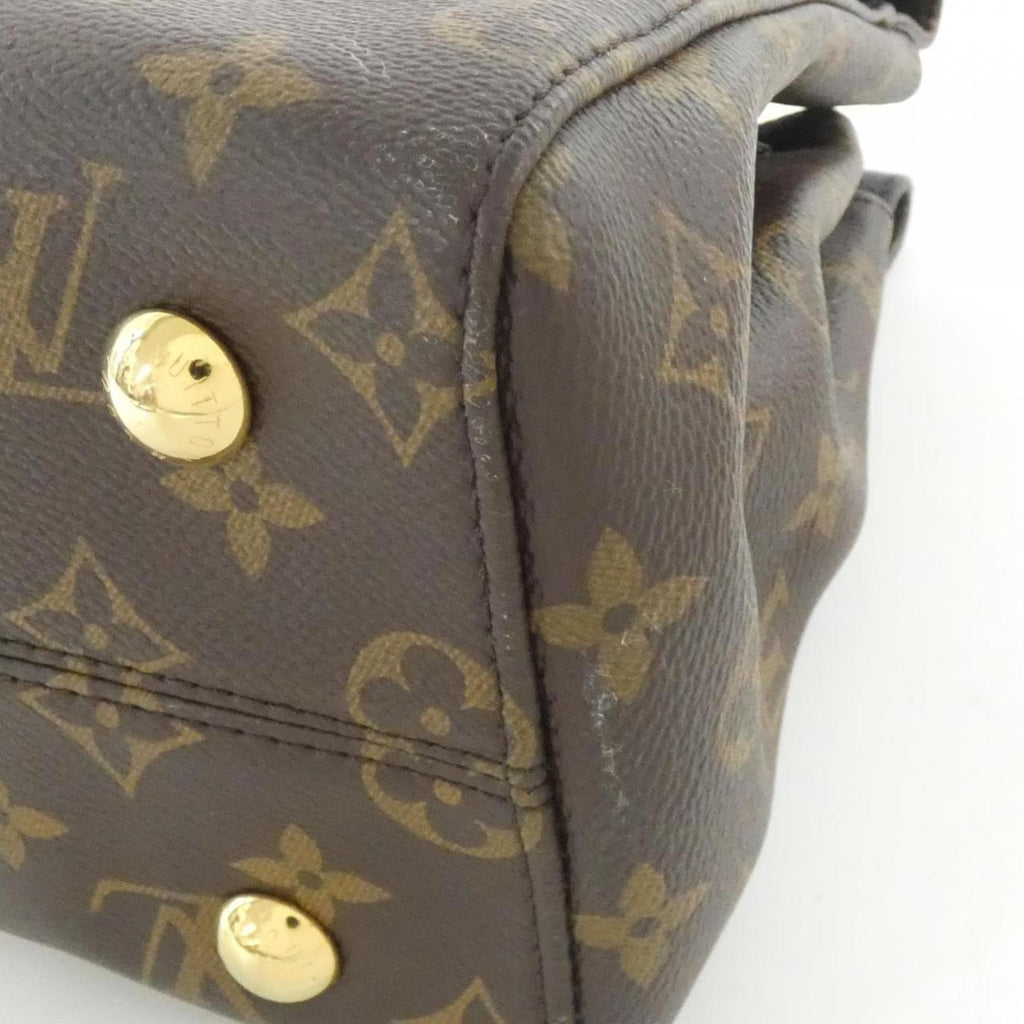 Louis Vuitton Monogram Black Marron Monogram Monogram Leather Handbag