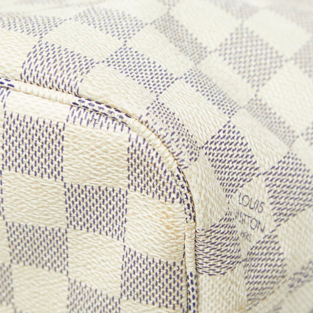 Louis Vuitton White Pvc Leather Tote Bag
