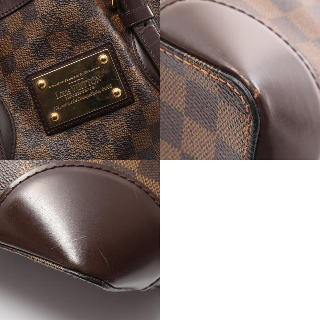 Louis Vuitton Brown Ebene Coated Canvas Leather Tote Bag