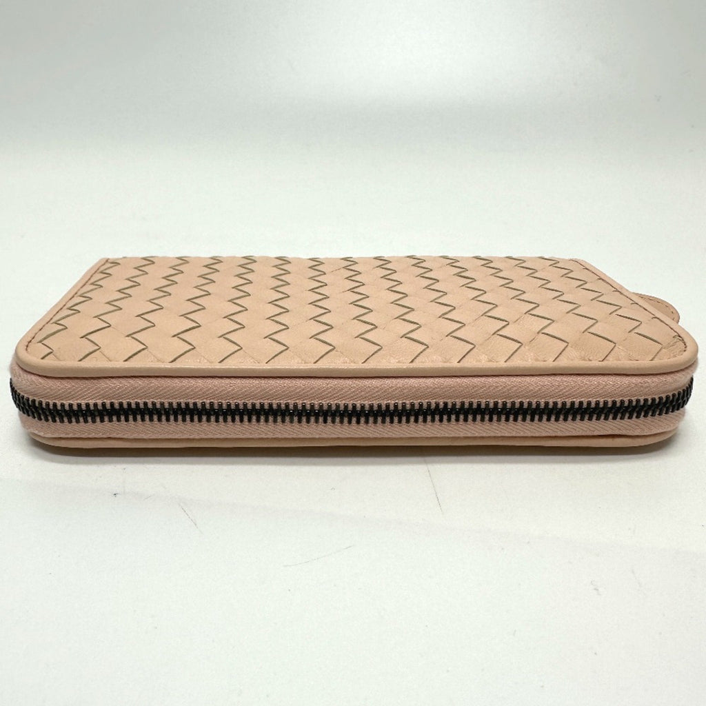 Bottega Veneta Pink Leather Long Wallet (Bi-Fold)