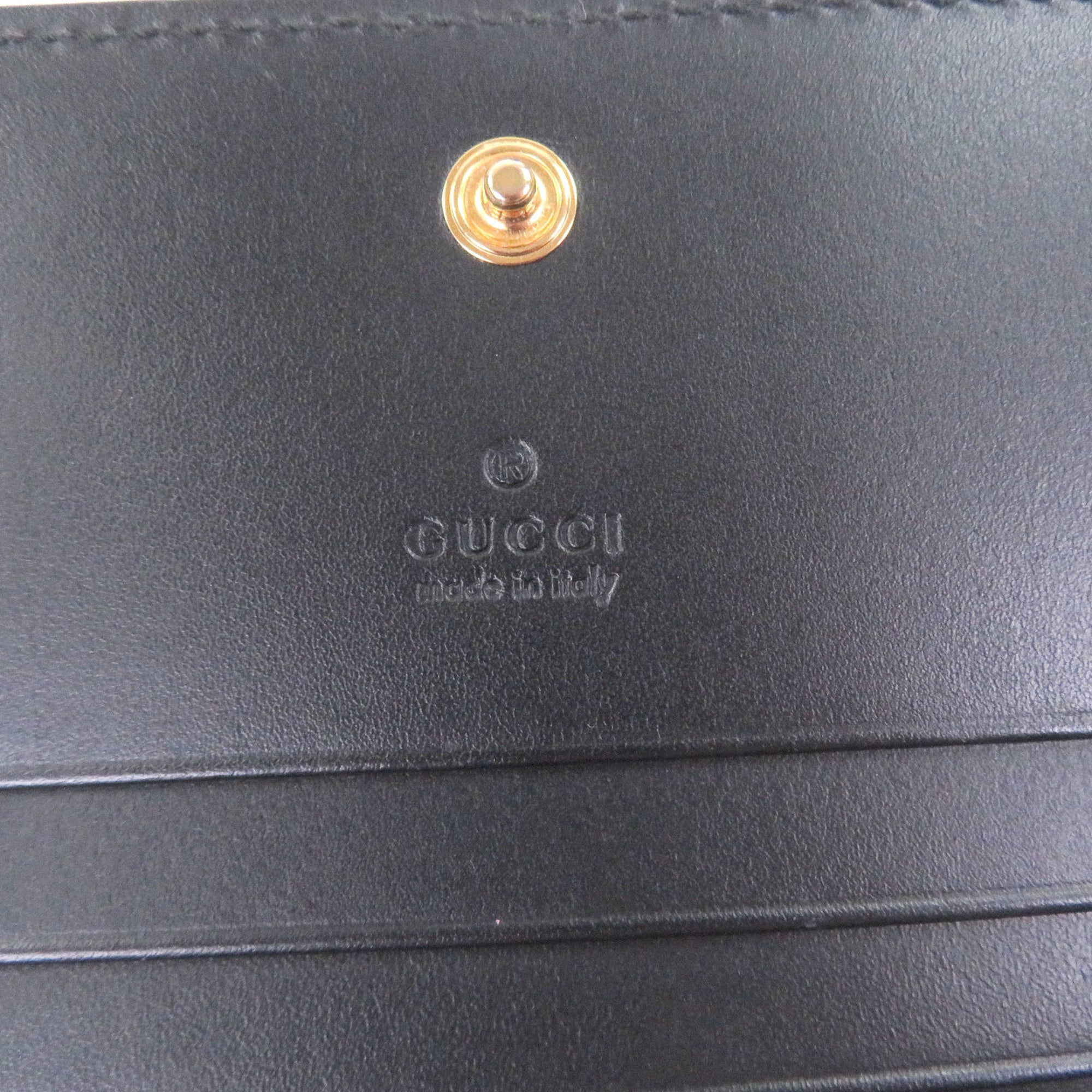 Gucci Black Leather Wallet (Bi-Fold) (Pre-Owned)