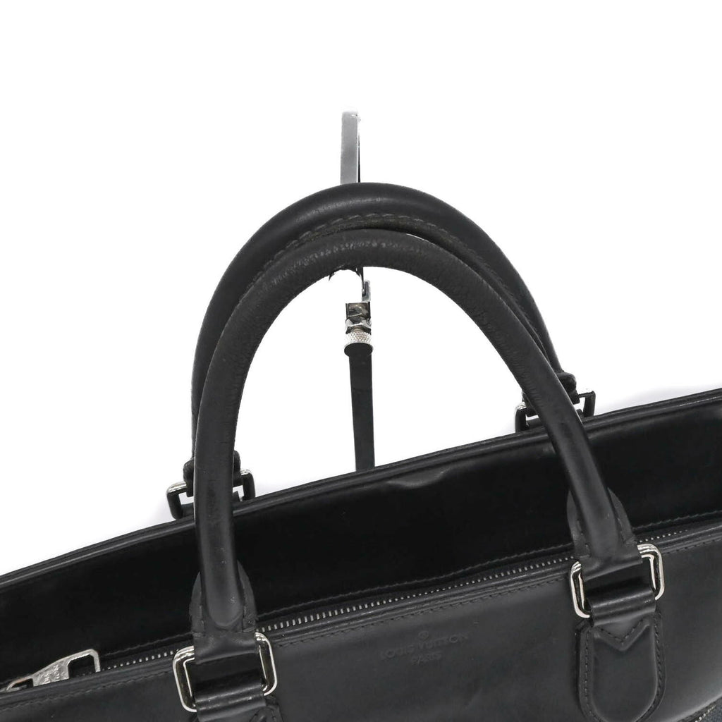 Louis Vuitton Black Cobalt Shoulder Bag Tote Bag