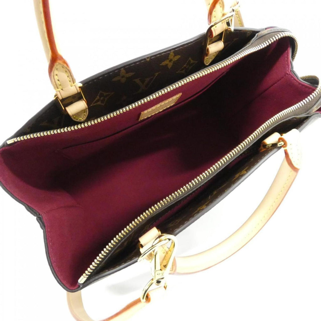 Louis Vuitton Marron Coated Canvas Handbag