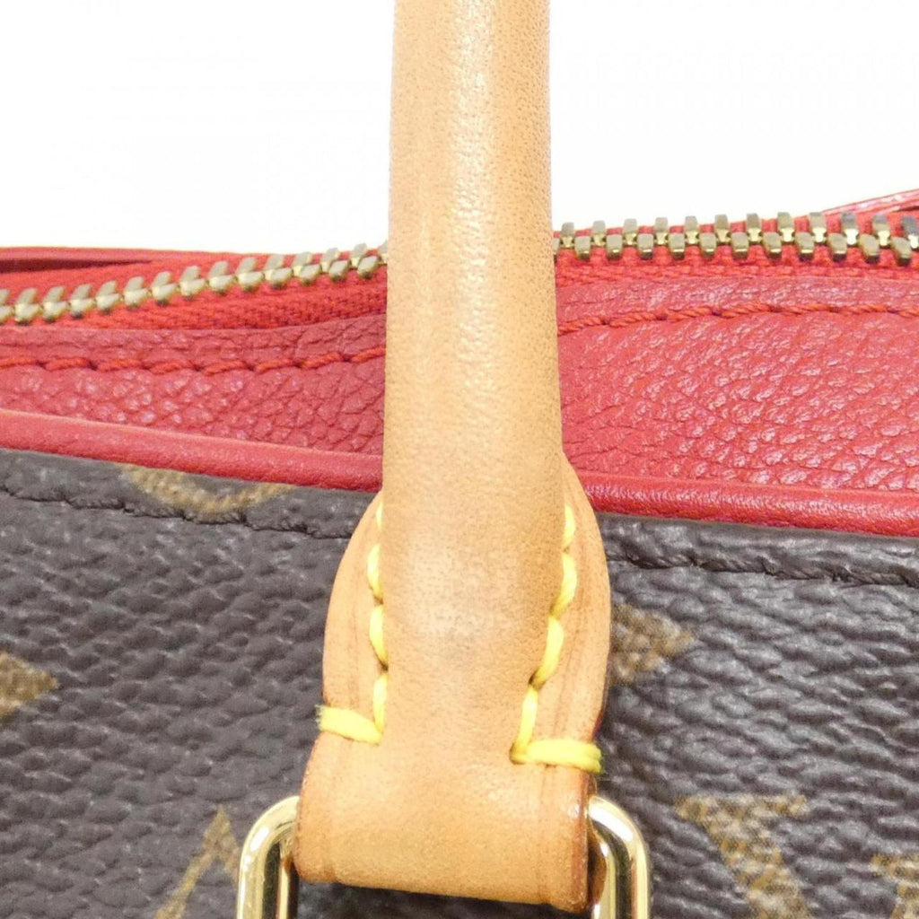 Louis Vuitton Cerise Marron Coated Canvas Handbag