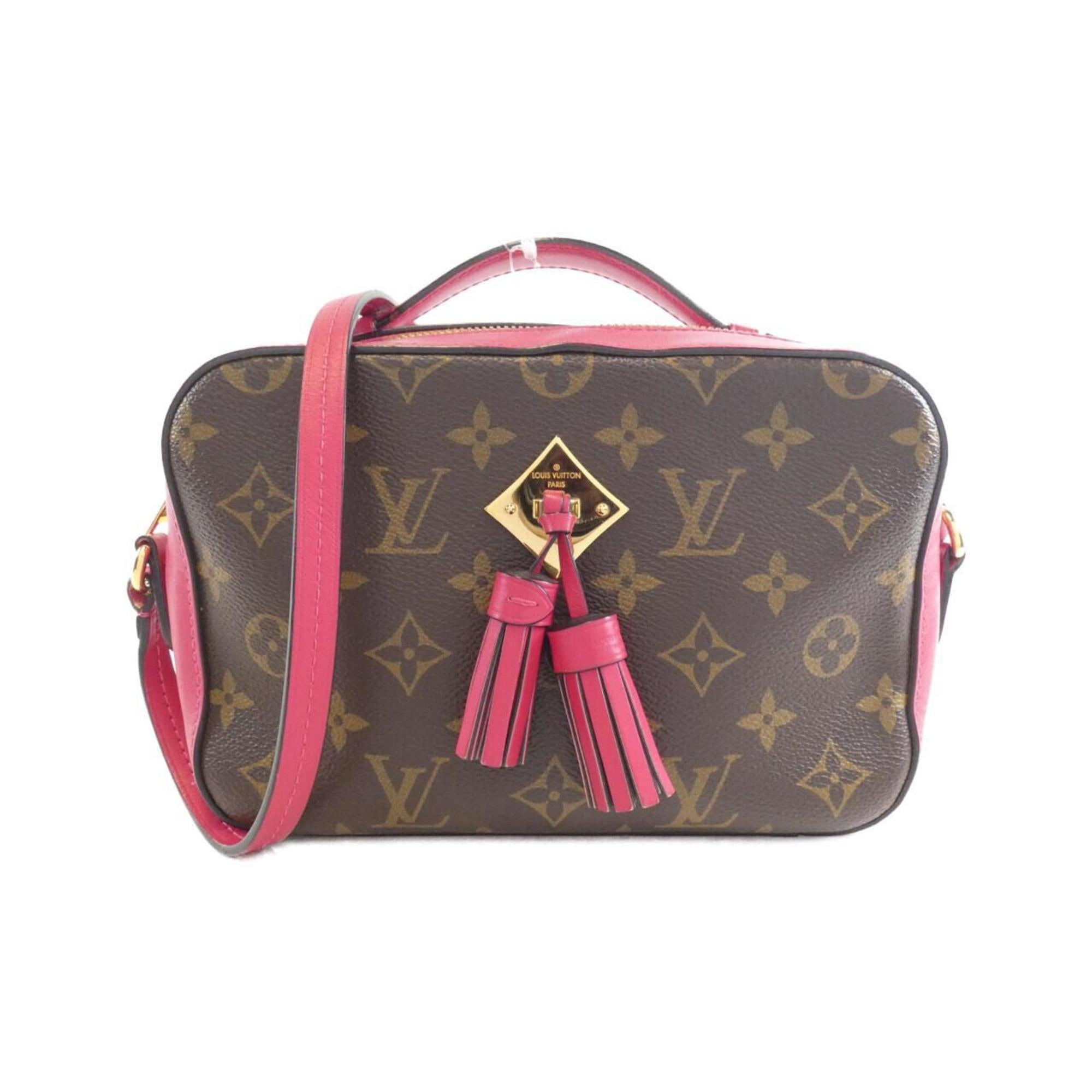 Louis Vuitton Monogram Freesia Marron Coated Canvas Shoulder Bag