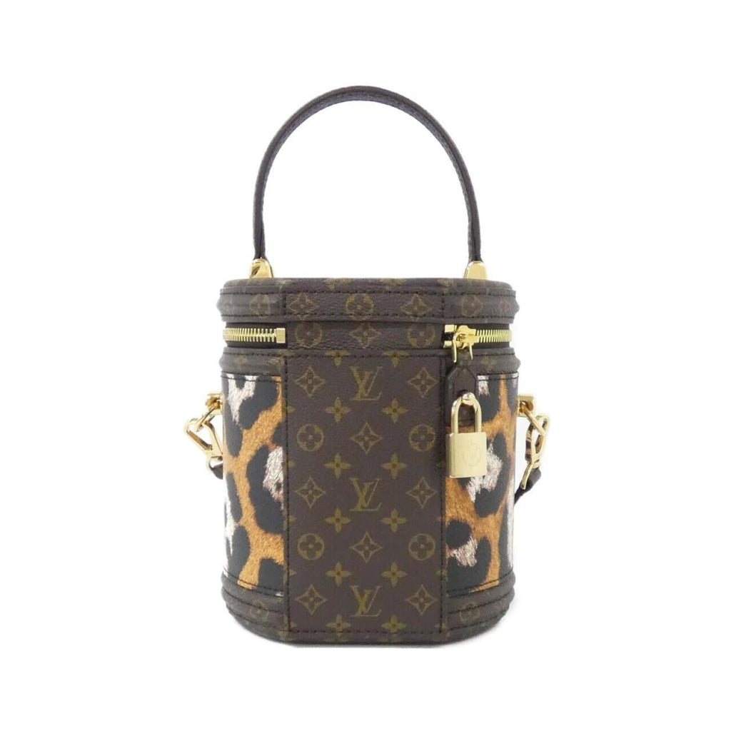 Louis Vuitton Marron Saffron Coated Canvas Handbag