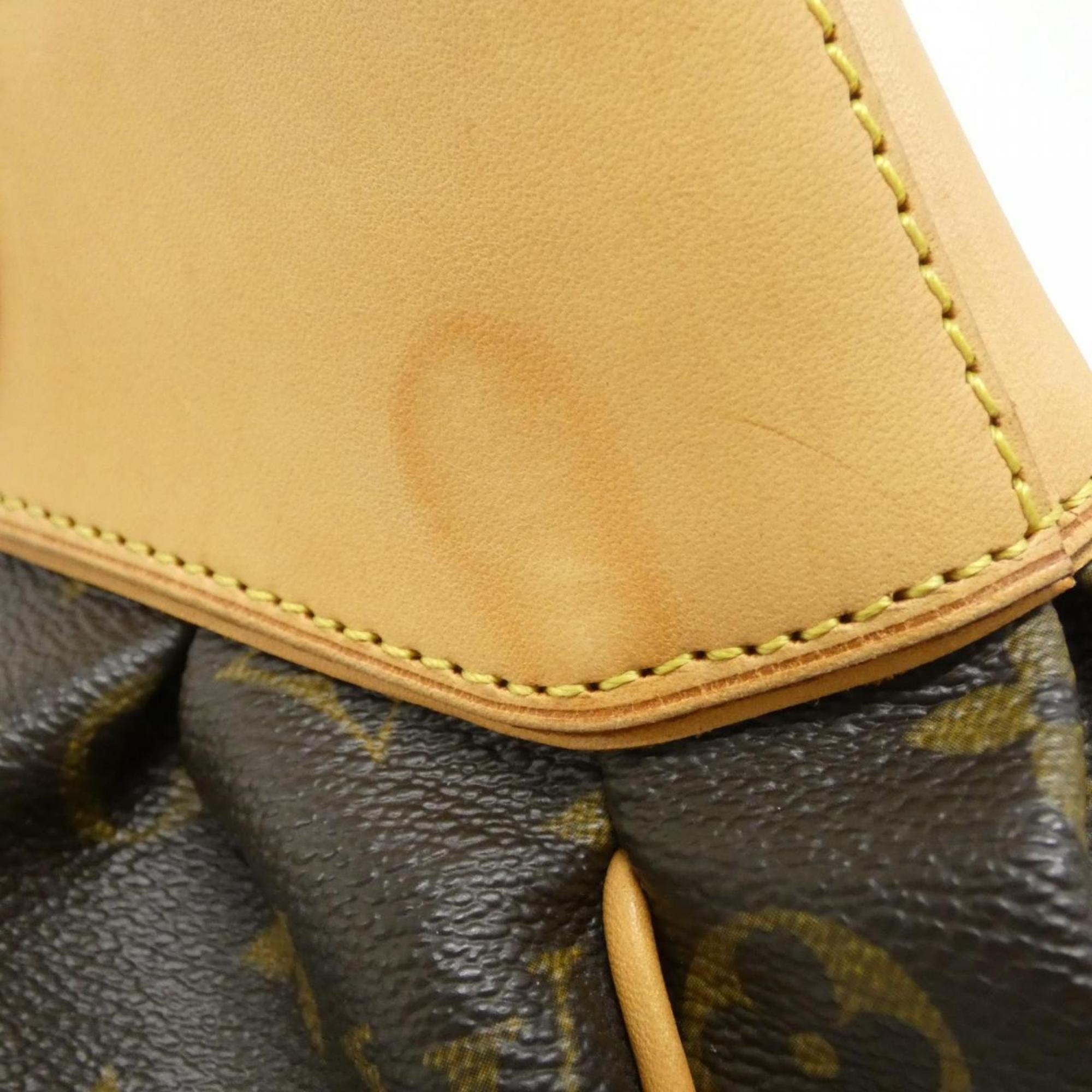 Louis Vuitton Marron Coated Canvas Handbag