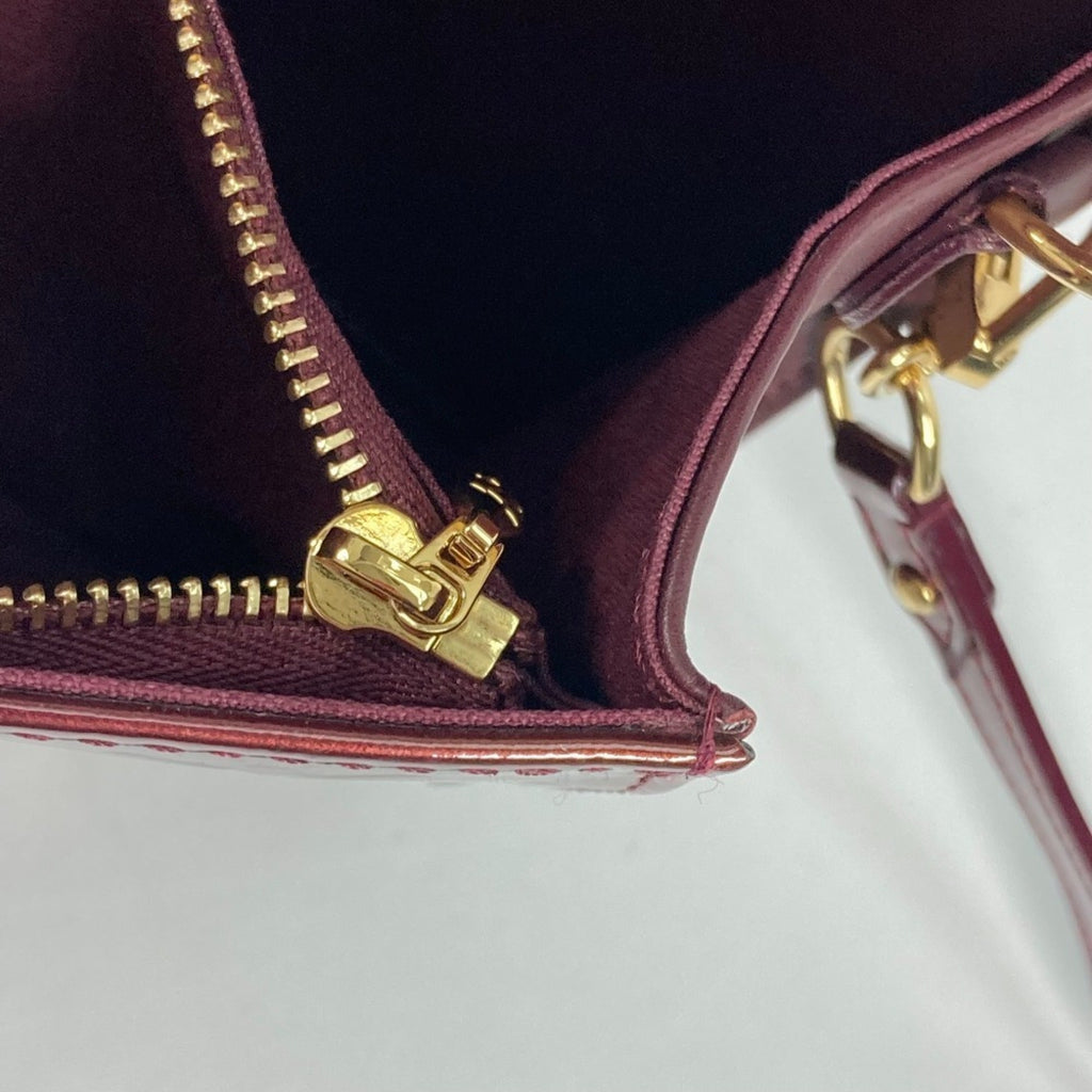 Louis Vuitton Monogram Vernis Purple Rouge Fauviste Monogram Vernis Clutch Bag Shoulder Bag