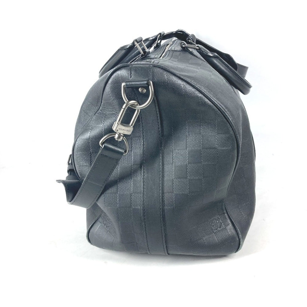 Louis Vuitton Black Onyx Damier Infini Boston Bag Shoulder Bag