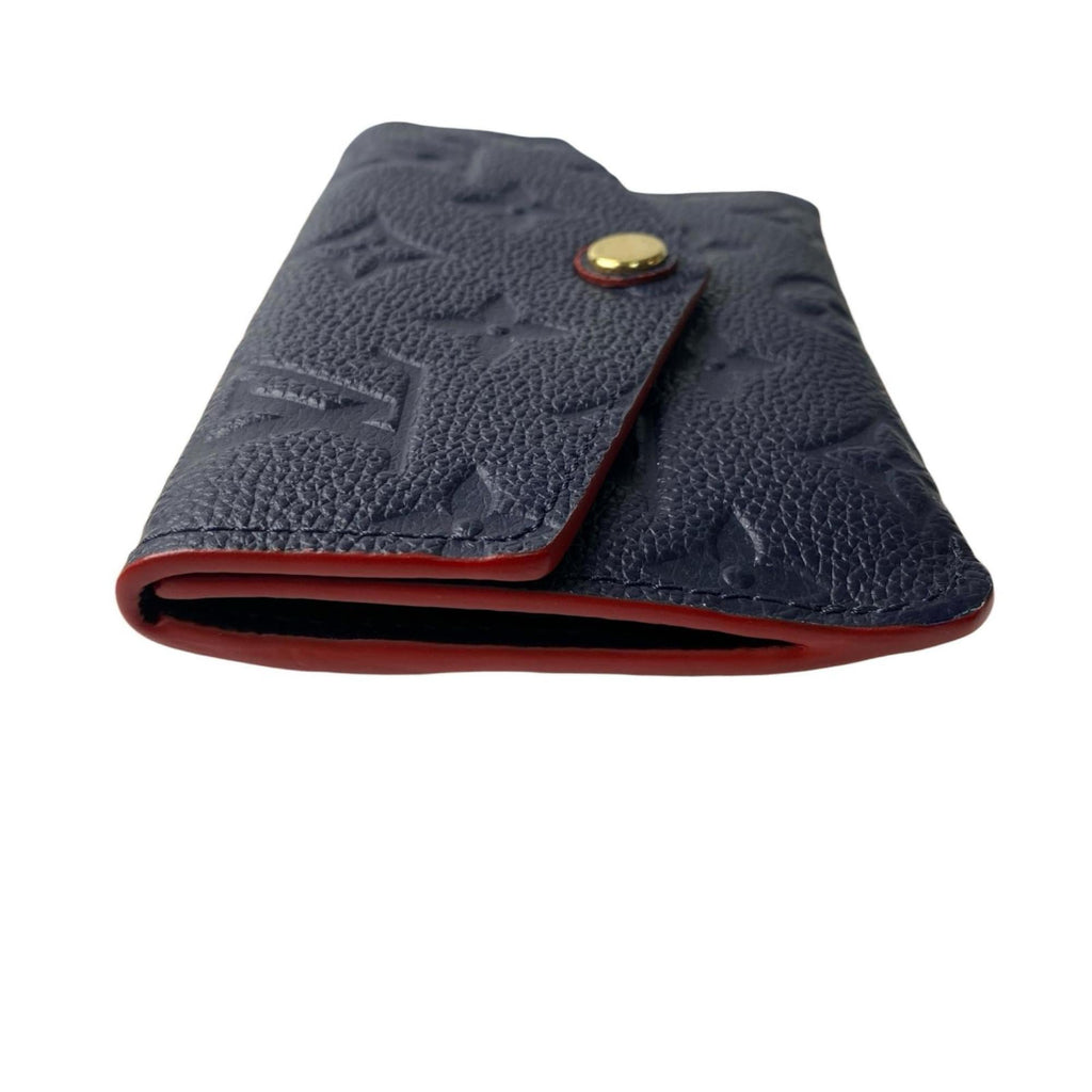 Louis Vuitton Monogram Empreinte Navy Red Color Leather Coin Purse/Coin Case