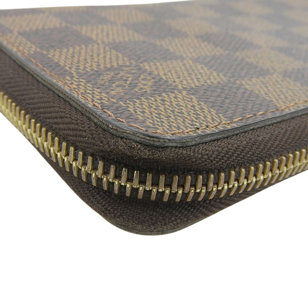 Louis Vuitton Damier Canvas Ebene Pvc Long Wallet