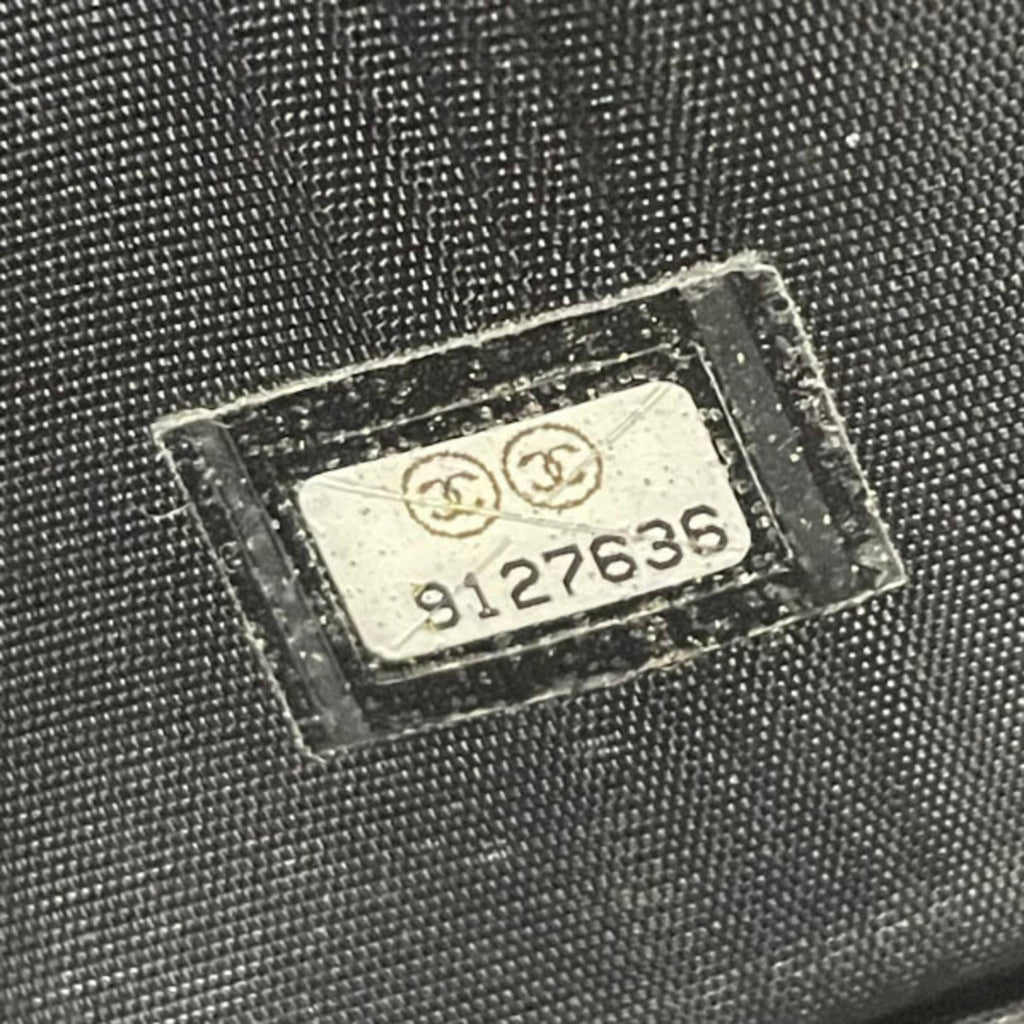Chanel Black Grained Calfskin Wallet (Tri-Fold)