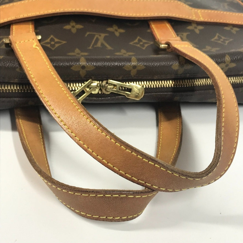 Louis Vuitton Brown Monogram Canvas Handbag Tote Bag