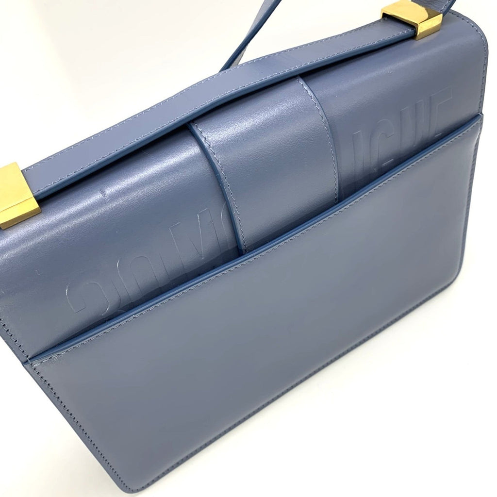 Christian Dior Blue Leather Shoulder Bag (Pre-Owned)