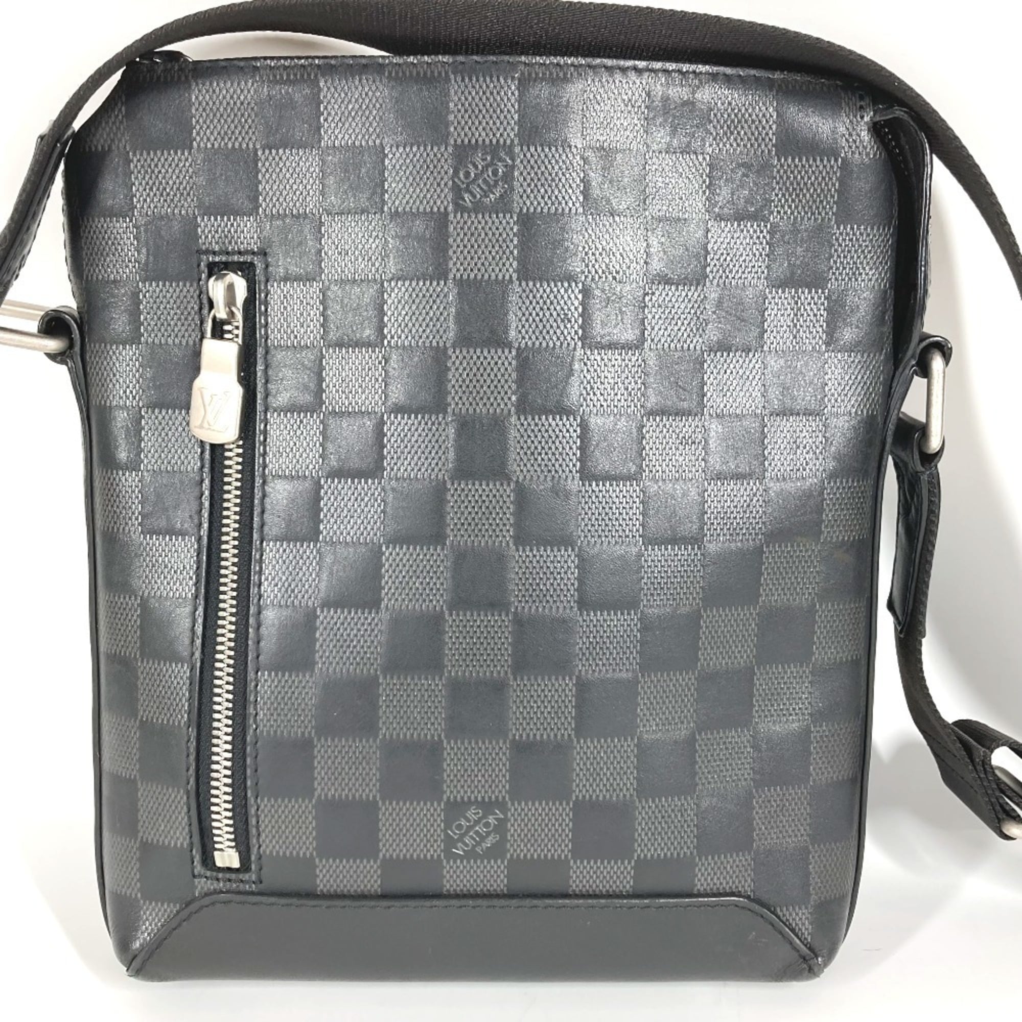 Louis Vuitton Black Damier Infini Leather Pochette Shoulder Bag