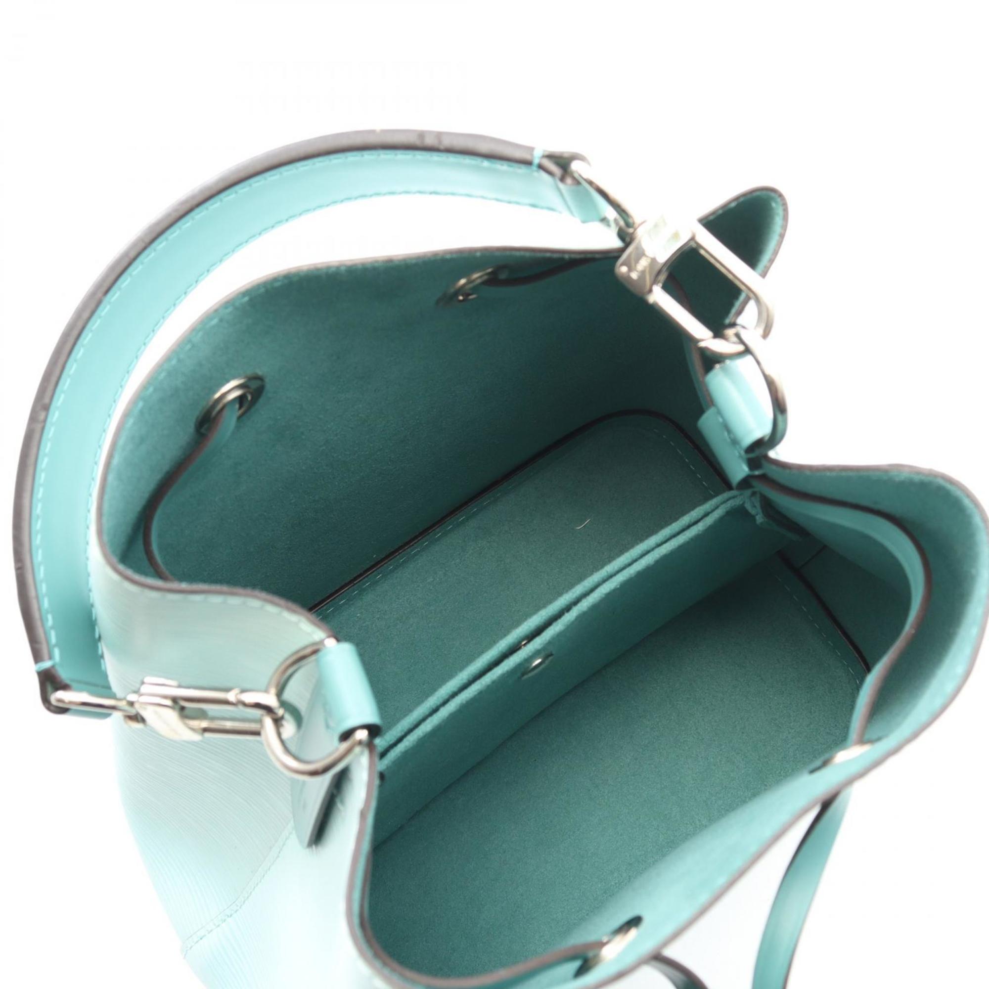 Louis Vuitton Blue Green Epi Leather Handbag