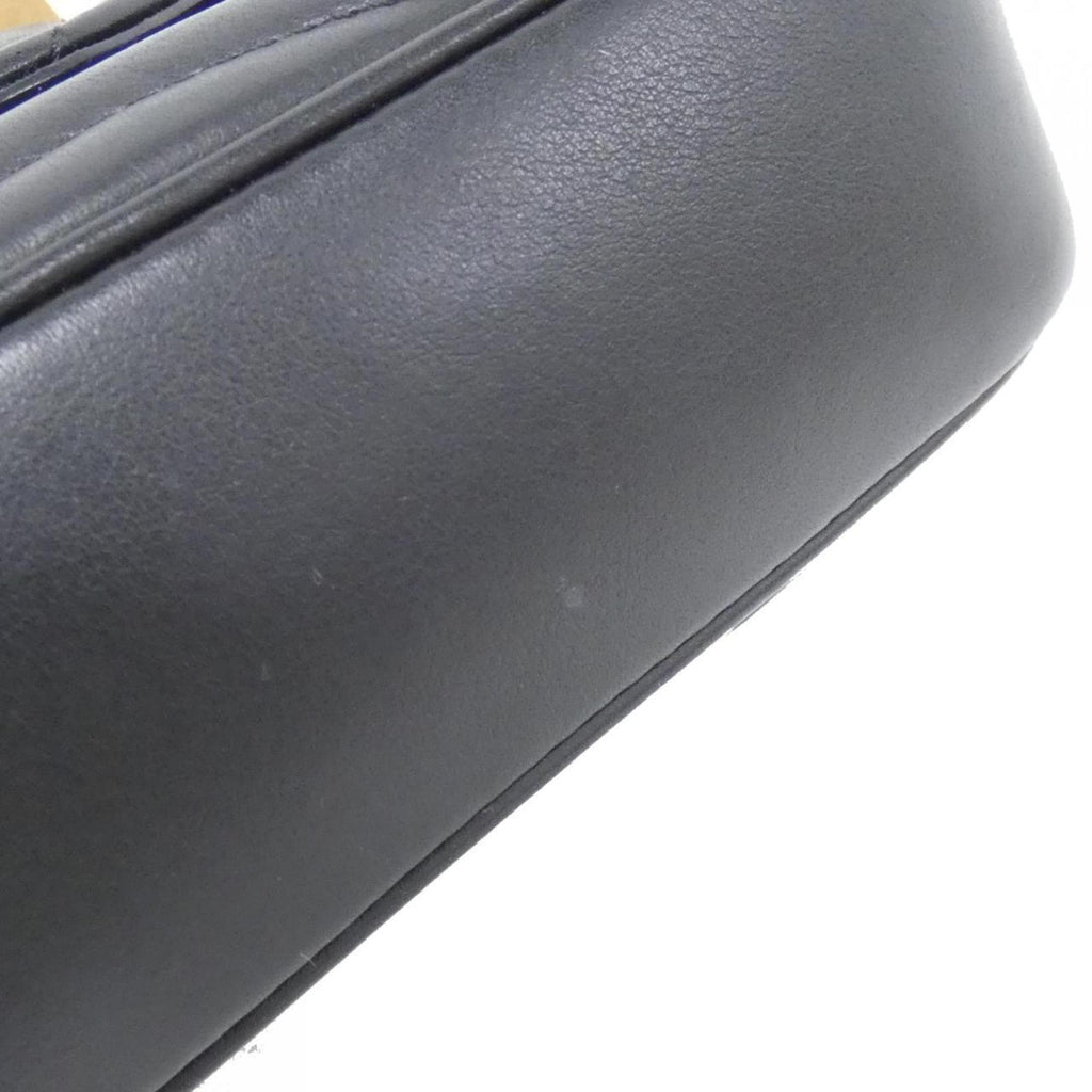 Louis Vuitton Black Leather Pochette Shoulder Bag