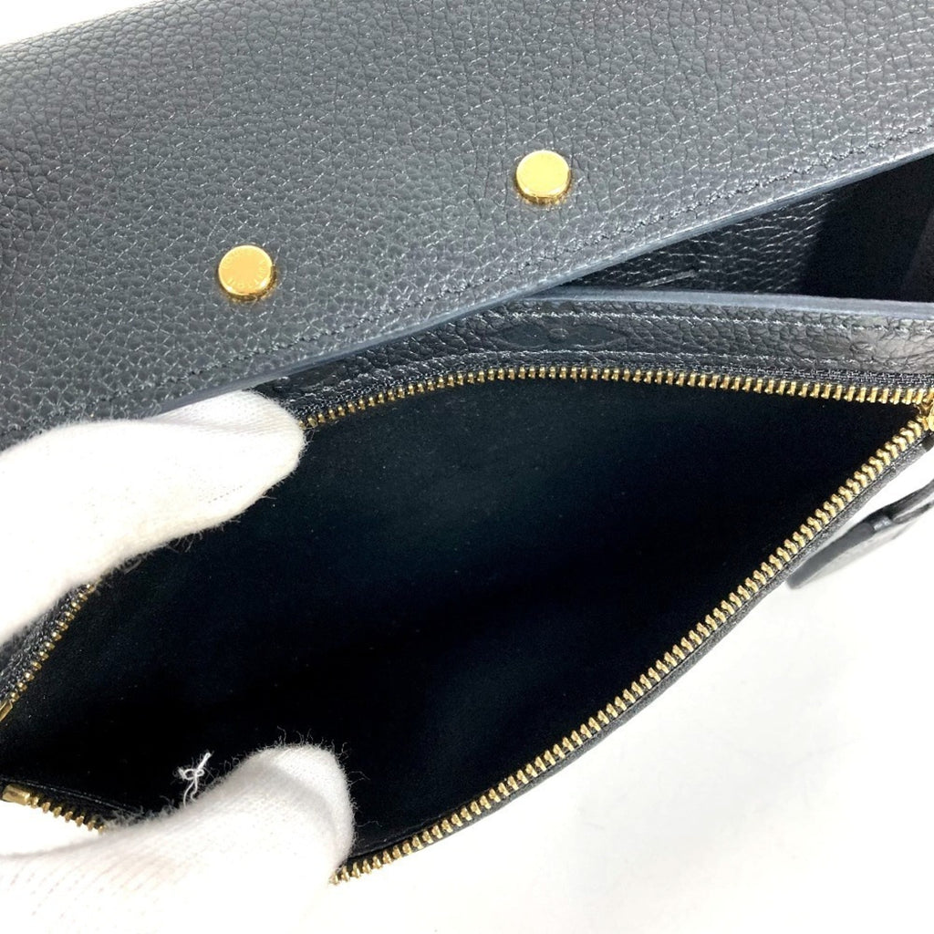 Louis Vuitton Monogram Empreinte Black Noir Monogram Empreinte Long Wallet