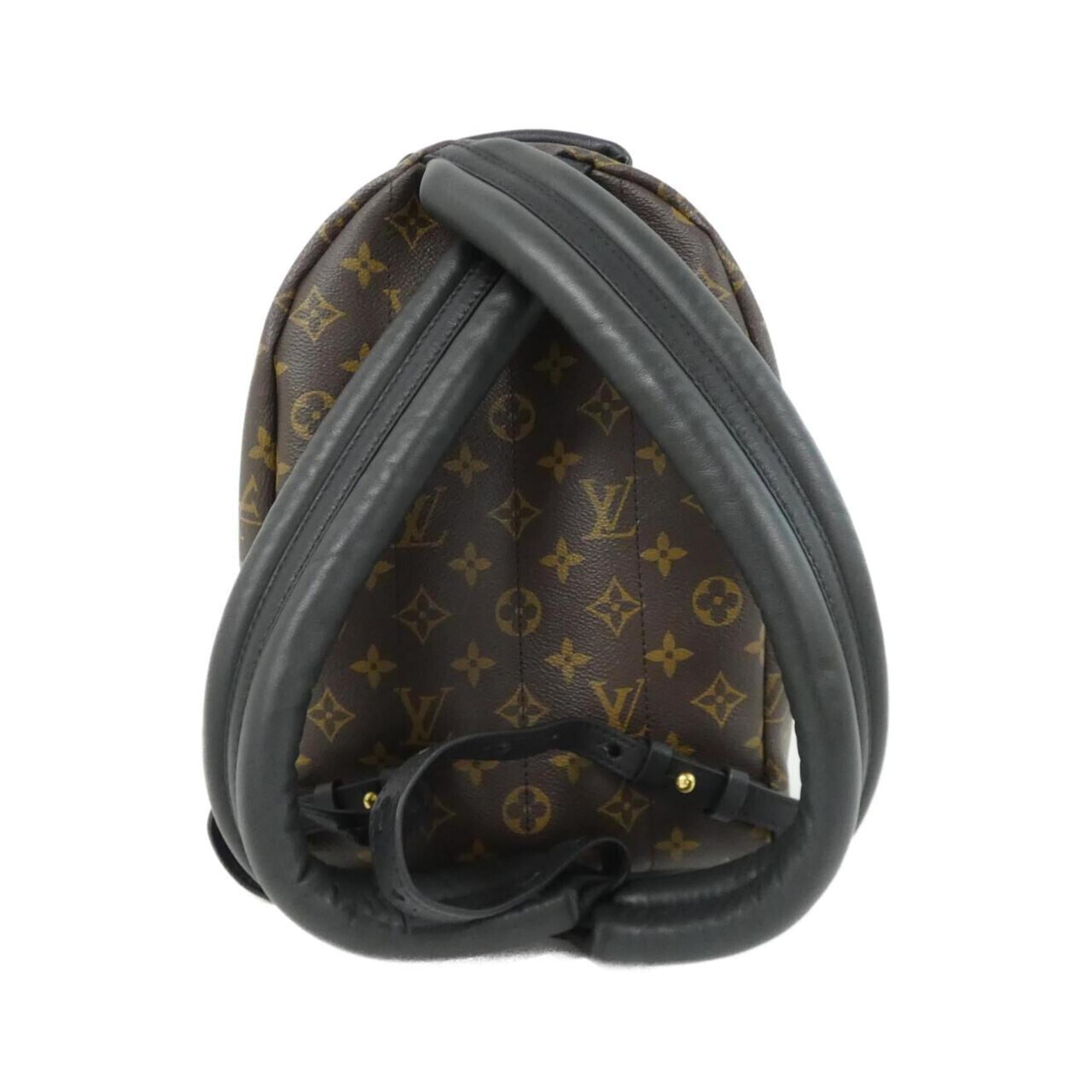 Louis Vuitton Brown Coated Canvas Backpack